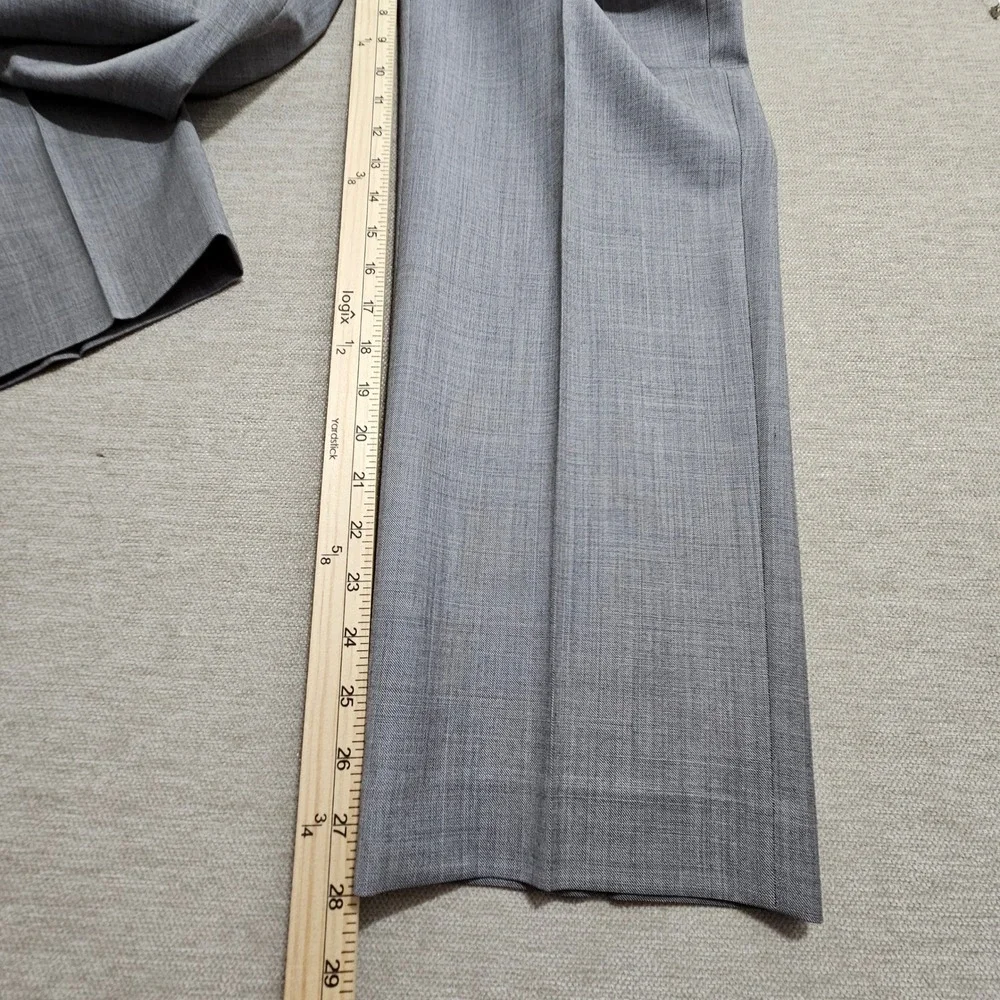 Brooks Brothers 346 Suit Mens 40R Grey Regent Fit Sharkskin Wool Double Vent